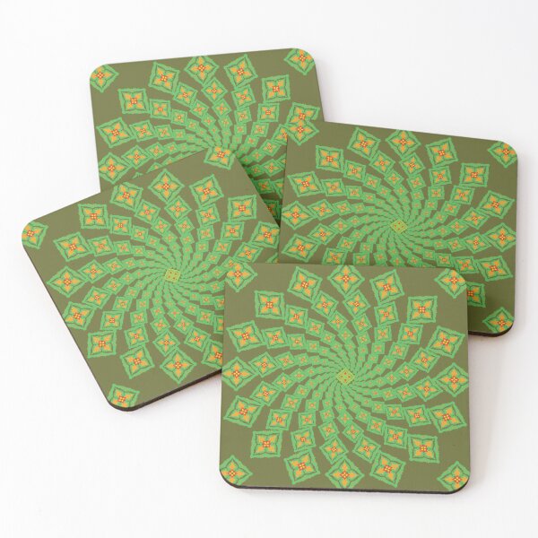 Item preview, Sacred Green Growth Mandala designed and sold by OIL Pattern Design .