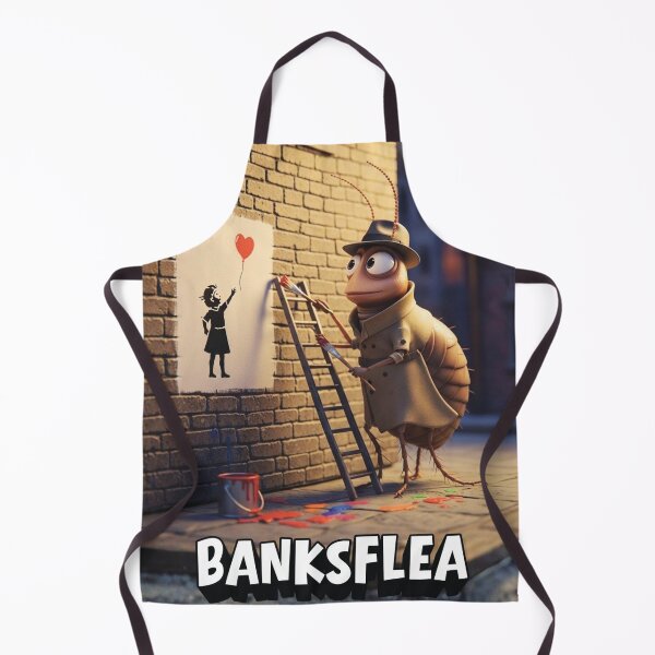 Item preview, BanksFlea - Funny Anonymous Street Artist designed and sold by FleaNomenon.