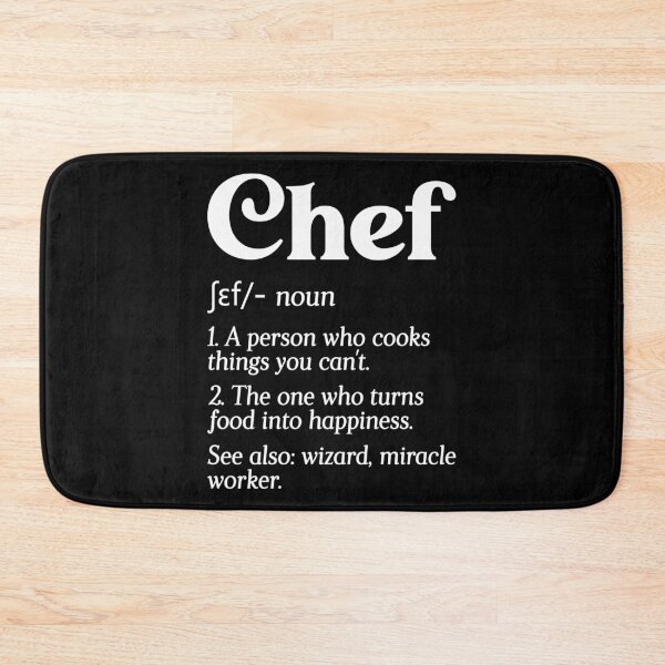 Item preview, Funny Chef Definition Head Chef Baker Restaurant Cafe Cook designed and sold by farhanhafeez.