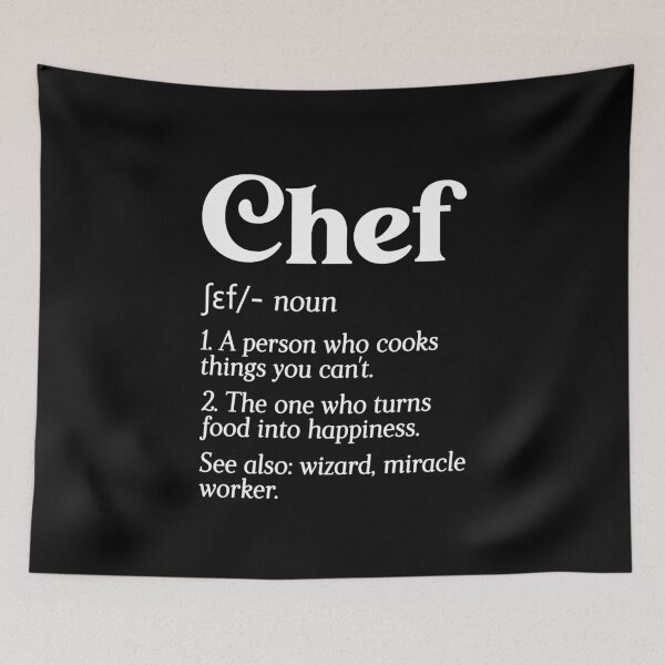 Item preview, Funny Chef Definition Head Chef Baker Restaurant Cafe Cook designed and sold by farhanhafeez.