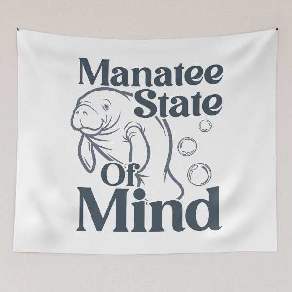 Item preview, Manatee state of mind designed and sold by omgsavariya.