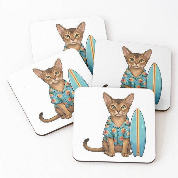 Item preview, Surfer Cat Hawaii designed and sold by k3rstman1.