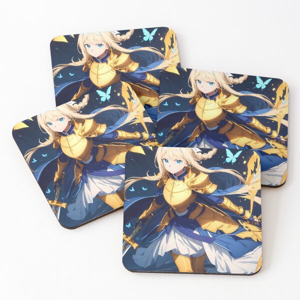 Item preview, Alice Zuberg Sword Art Online Magic Butterflies Gold Armor designed and sold by CarlosBender.