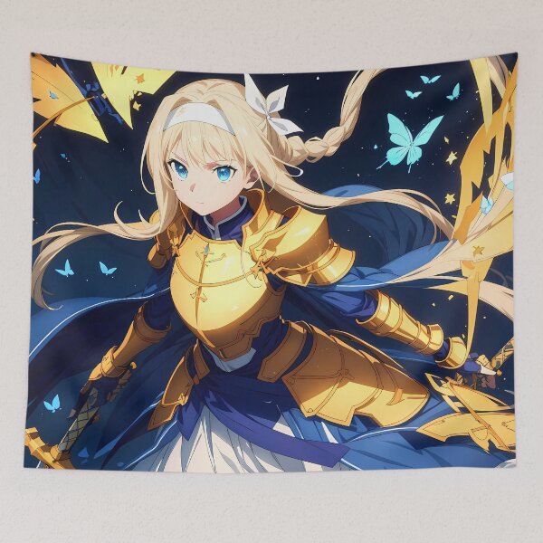 Item preview, Alice Zuberg Sword Art Online Magic Butterflies Gold Armor designed and sold by CarlosBender.