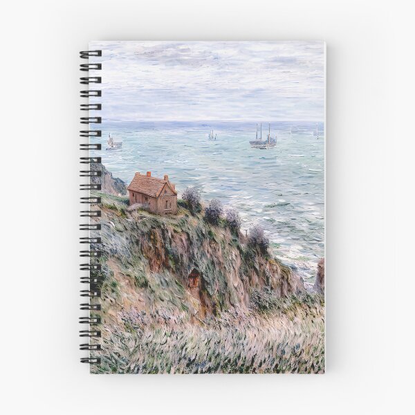 Item preview, Cabin of the Customs Watch - A Coastal Haven Amidst Nature's Majesty designed and sold by artdesignsnow.