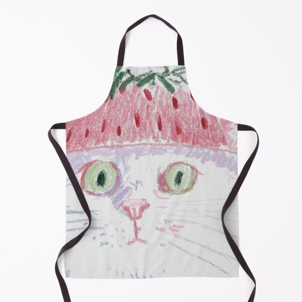 Item preview, strawberry hat cat designed and sold by happy kat.