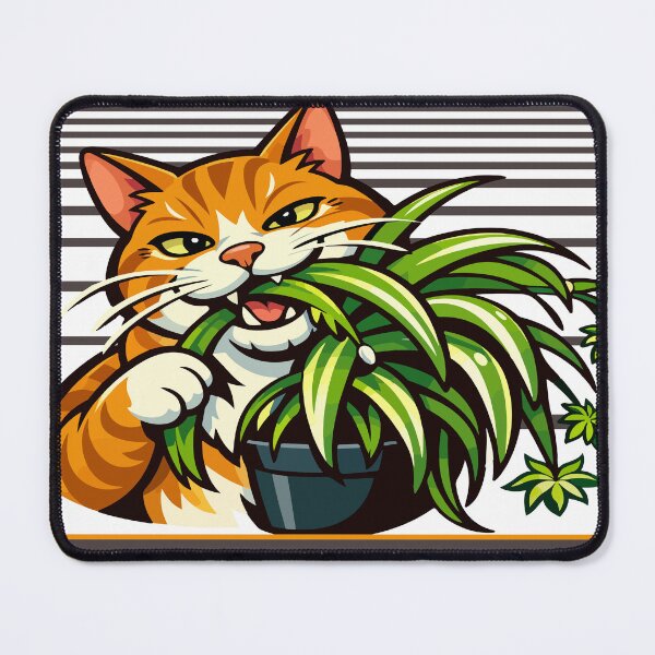 Item preview, My Cat Is A Spider Plant Junkie – Funny Cat & Houseplant Humor designed and sold by SP Motif.