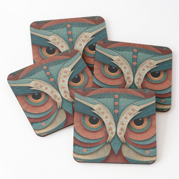 Item preview, Colorful owl with details designed and sold by anytka.