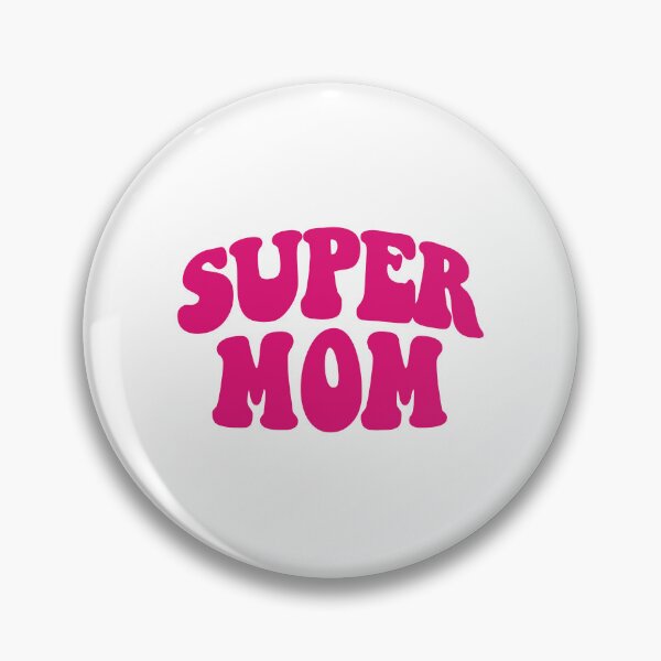 Item preview, SUPER MOM pink designed and sold by hejlele.