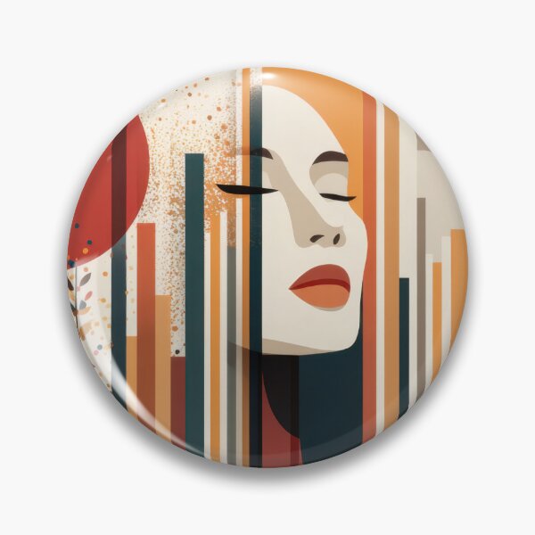 Item preview, Art of a woman with abstract shapes designed and sold by anytka.