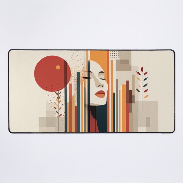 Item preview, Art of a woman with abstract shapes designed and sold by anytka.