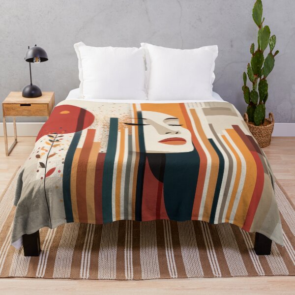 Item preview, Art of a woman with abstract shapes designed and sold by anytka.