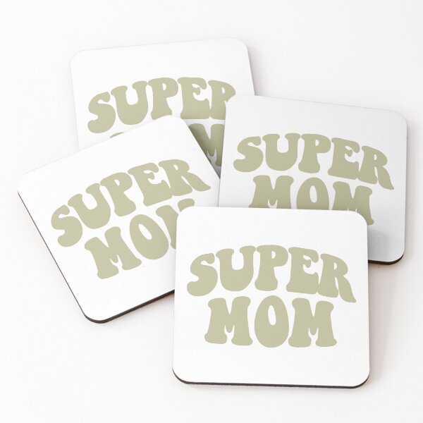 Item preview, SUPER MOM green designed and sold by hejlele.