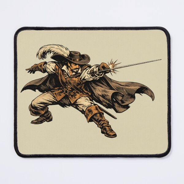 Item preview, Vintage Musketeer Parry designed and sold by ChillCharmStudio.