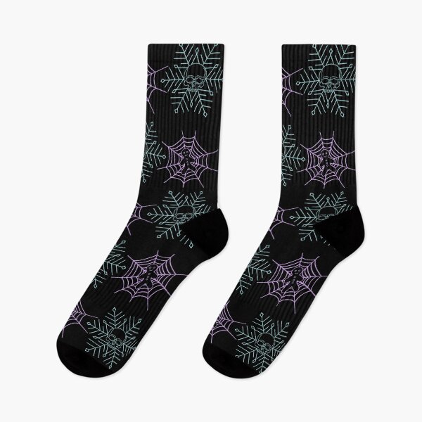 Item preview, Gingerbread Cobwebs and Skull Snowflakes designed and sold by kitschandkawaii.