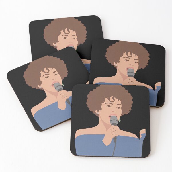 Item preview, Whitney Houston Lineless Illustration designed and sold by dsxclothing.