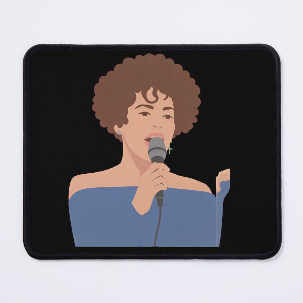 Item preview, Whitney Houston Lineless Illustration designed and sold by dsxclothing.