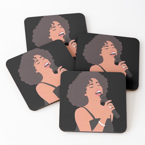 Item preview, Whitney Houston Lineless Illustration designed and sold by dsxclothing.