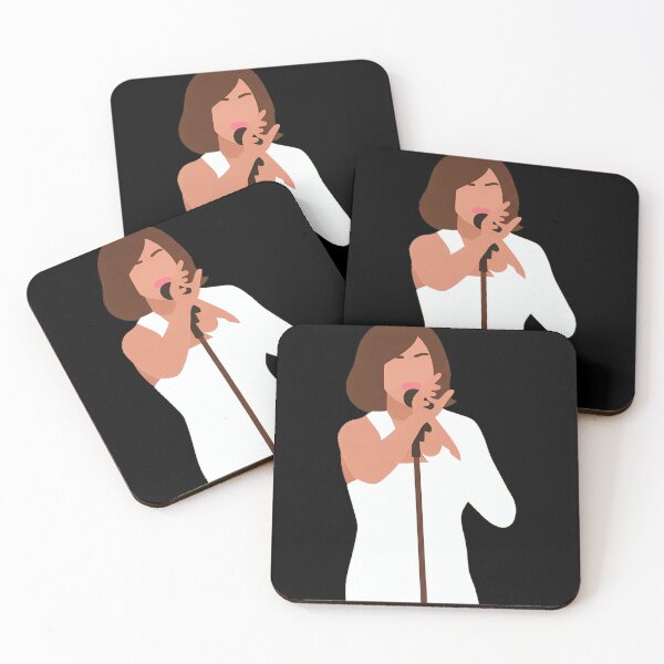 Item preview, Whitney Houston Lineless Illustration designed and sold by dsxclothing.