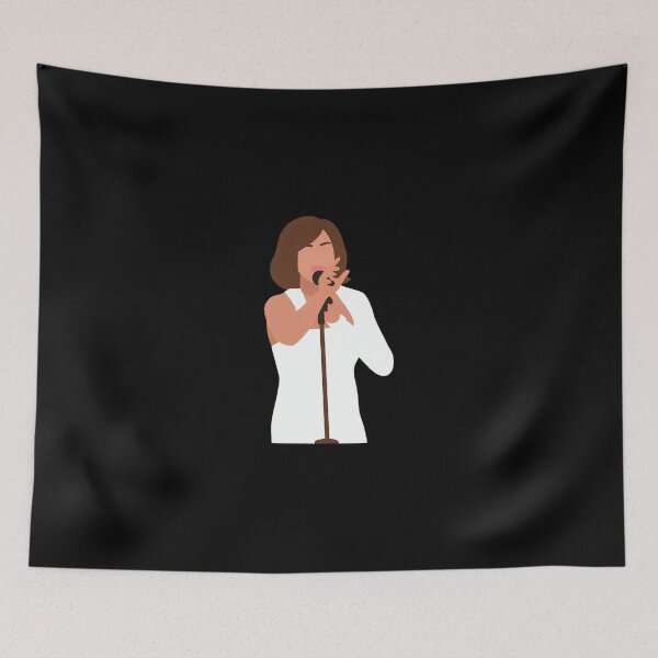 Item preview, Whitney Houston Lineless Illustration designed and sold by dsxclothing.