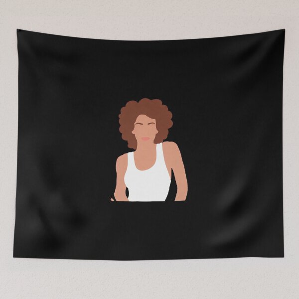 Item preview, Whitney Houston Lineless Illustration designed and sold by dsxclothing.