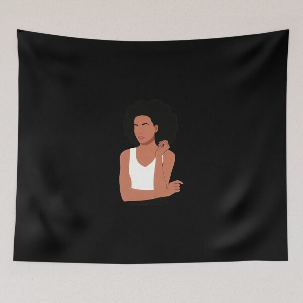 Item preview, Whitney Houston Lineless Illustration designed and sold by dsxclothing.