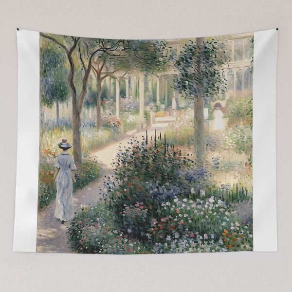 Item preview, Camille Monet in the Garden at Argenteuil - A Serene Portrait of Domestic Bliss  designed and sold by artdesignsnow.