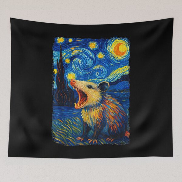 Item preview, Opossum Starry Night , Opossum Gift For Mom Dad Kids designed and sold by Opossum GIFT ★★★★★.