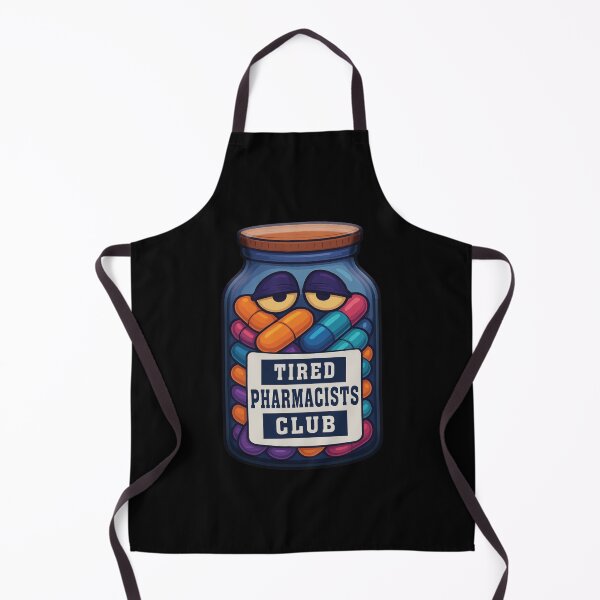 Item preview, Tired Pharmacists Club - Funny Pharmacy Intern & Night Shift Humor designed and sold by CrewGifted.