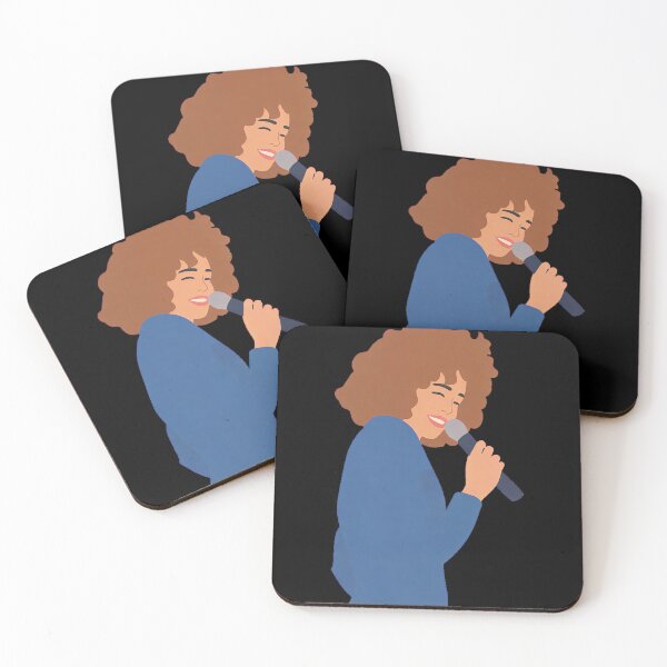 Item preview, Whitney Houston Lineless Illustration designed and sold by dsxclothing.
