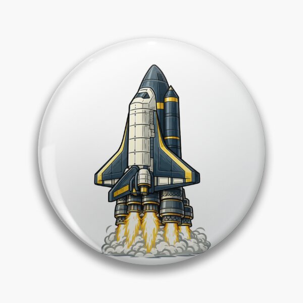 Item preview, Retro Space Shuttle Launch designed and sold by Combat Skies.