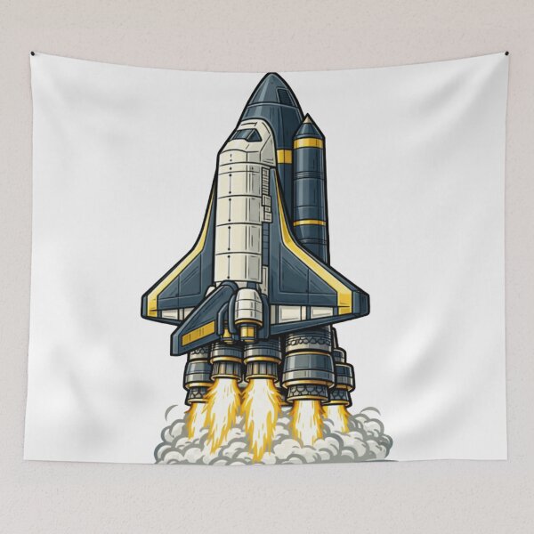 Item preview, Retro Space Shuttle Launch designed and sold by Combat Skies.