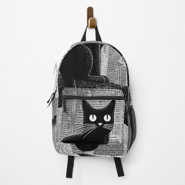 Item preview, Night: black cat on branch designed and sold by anytka.