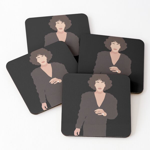 Item preview, Whitney Houston Lineless Illustration designed and sold by dsxclothing.