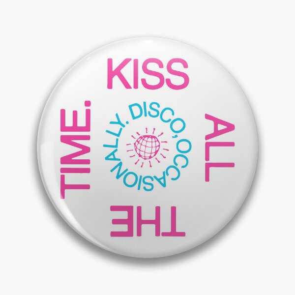 Aperçu de l'œuvre Harry Styles Kiss All the Time Disco Occasionally Text Design créée et vendue par Novaque.