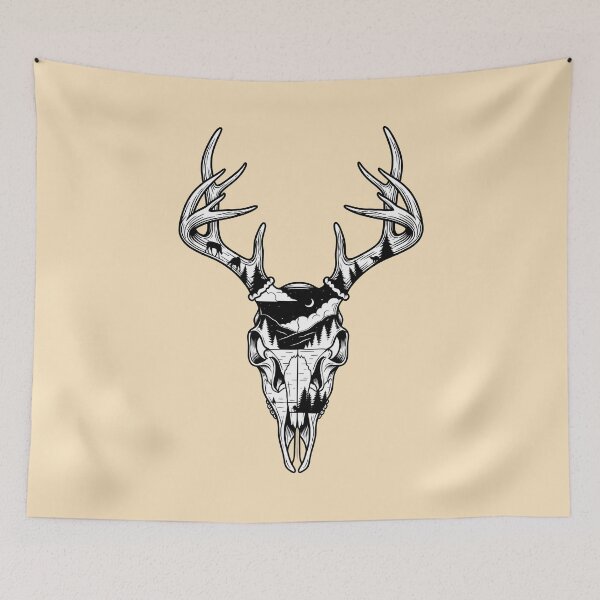 Item preview, Scenery Skull Deer designed and sold by Thunderbelts.