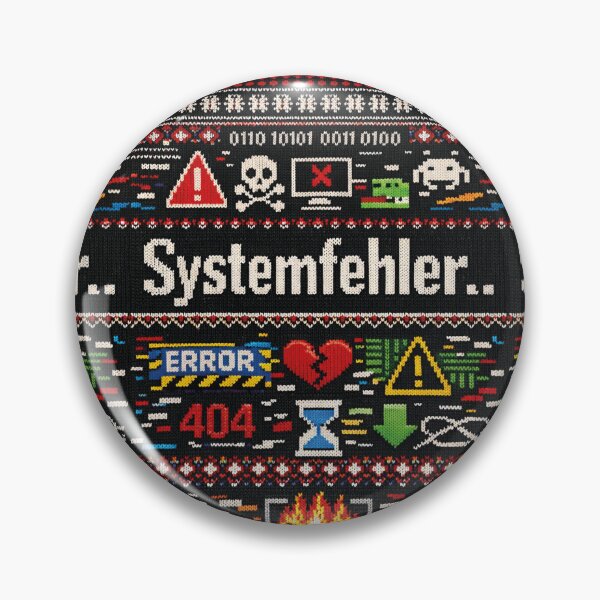 Artikelvorschau, Systemfehler IT Statement – Lustiges Computer Nerd Strick Design entworfen und verkauft von Mauswohn.