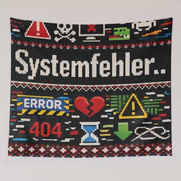 Item preview, System Error IT Statement – Funny Computer Nerd Knit Design designed and sold by Mauswohn.