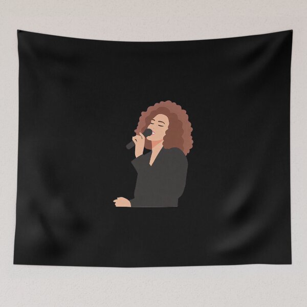 Item preview, Whitney Houston Lineless Illustration designed and sold by dsxclothing.