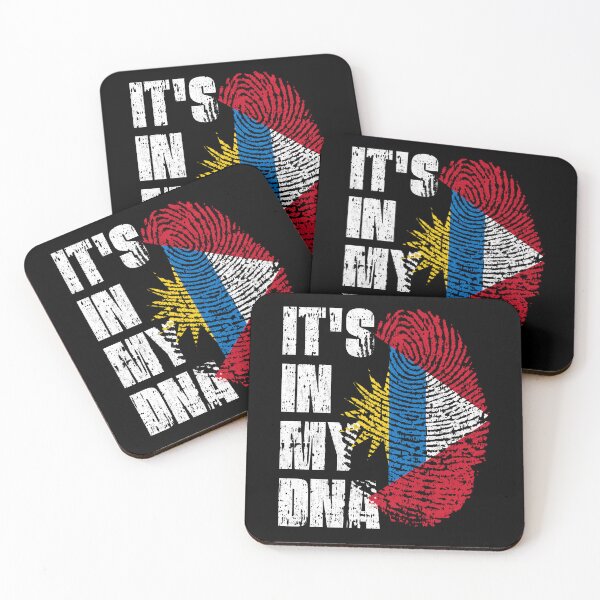 Item preview, IT'S IN MY DNA Antigua and Barbuda Flag Roots designed and sold by CosmoKitsch.