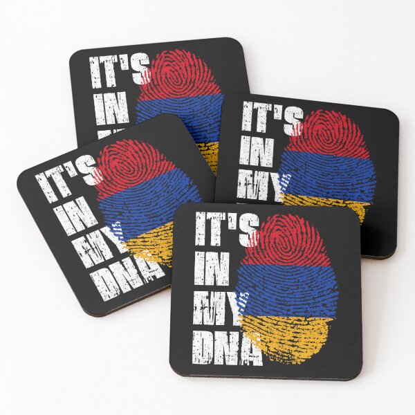 Item preview, IT'S IN MY DNA armenia Flag Roots designed and sold by CosmoKitsch.