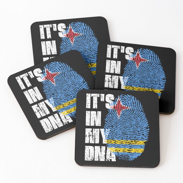 Item preview, IT'S IN MY DNA Aruba Flag Roots designed and sold by CosmoKitsch.