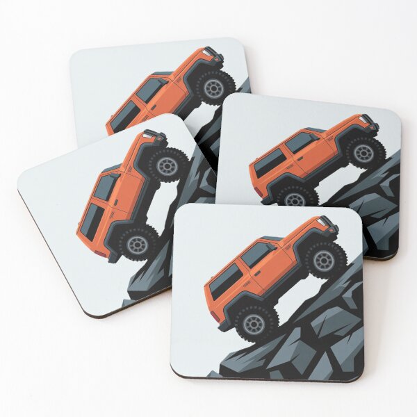 Item preview, Off-Road Adventure SUV – Mountain Climb Vector Illustration designed and sold by myforestfog.