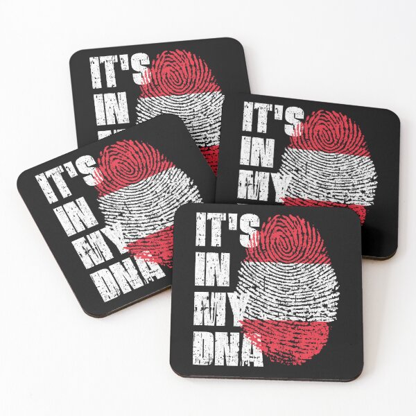 Item preview, IT'S IN MY DNA Austria Flag Roots designed and sold by CosmoKitsch.