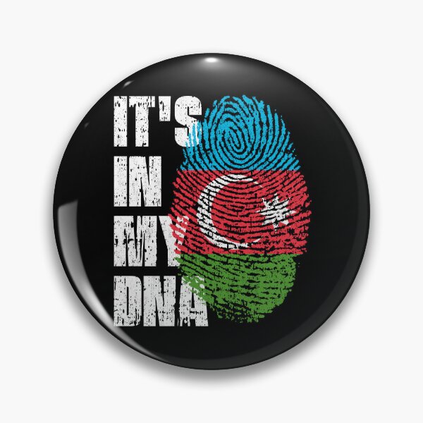Item preview, IT'S IN MY DNA Azerbaijan Flag Roots designed and sold by CosmoKitsch.