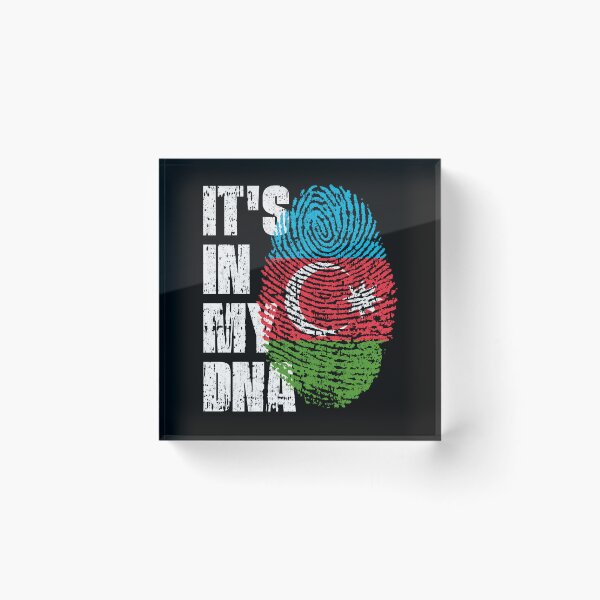 Item preview, IT'S IN MY DNA Azerbaijan Flag Roots designed and sold by CosmoKitsch.