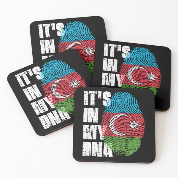 Item preview, IT'S IN MY DNA Azerbaijan Flag Roots designed and sold by CosmoKitsch.