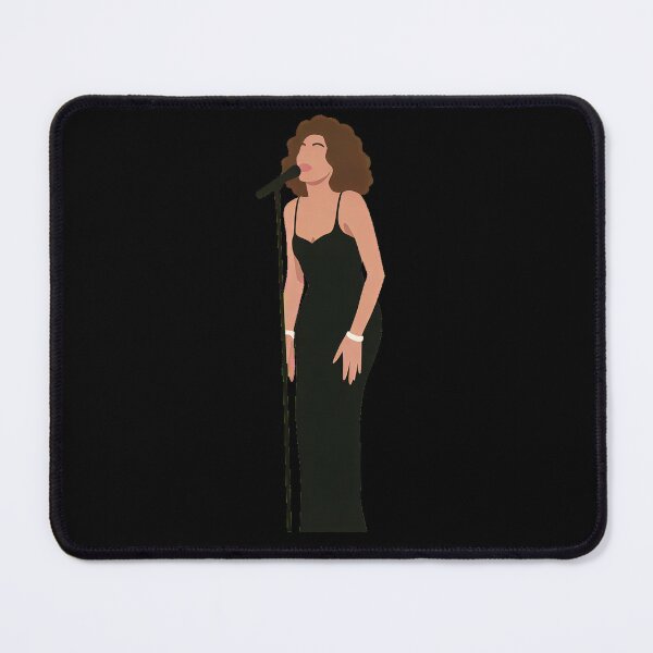 Item preview, Whitney Houston Lineless Illustration designed and sold by dsxclothing.