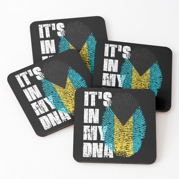 Item preview, IT'S IN MY DNA Bahamas Flag Roots designed and sold by CosmoKitsch.