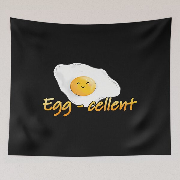 Item preview, Eggcellent Breakfast Pun designed and sold by atsfttwyuk94.